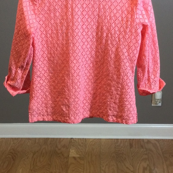 MP Sigrid Olson peach button down blouse - Picture 8 of 14